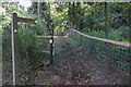 Permissive bridleway towards Old Warden