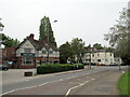Station Road junction with Camp Lane and The Camp pub, Kings Norton