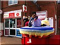 We Love Strictly yarnstorming outside Earlsdon Post Office