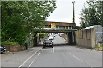 TQ5945 : Railway bridge, Priory Rd by N Chadwick