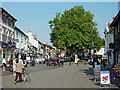 Stone town centre in Staffordshire