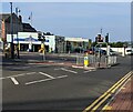 ST1166 : Pelican crossing at the western end of Station Approach Road, Barry Island by Jaggery