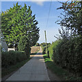 The road to Rectory Farm