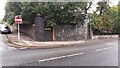 Remains of bridge of dismantle railway at junction of Wigton Road and Canal Street