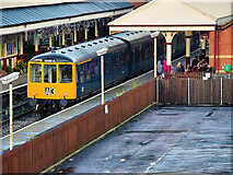 SD8010 : Preserved DMU at Bolton Street Station (East Lancashire Railway) by David Dixon