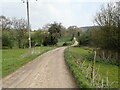 Farm track to North Hillswood