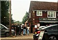 Outside the fish and chip shop  in Ashford Road