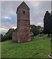 ST4599 : Wolvesnewton church tower by Jaggery