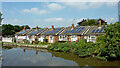 Canalside housing in Weston, Staffordshire