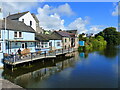 The Watermans Arms public house, from the bridge, Pembroke