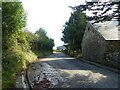 Looking east along the road, Whitlow, Martletwy, Pembrokeshire