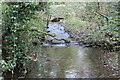 Stream below bridge on minor road