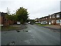 Drayton Road at the junction with Rodney Close