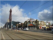 SD3035 : Blackpool seafront by Malc McDonald