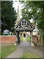 SP4158 : Lychgate to All Saints church by Philip Halling