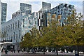 Pedestrian plaza outside the O2 Arena