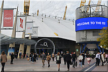 TQ3979 : Entrance to the O2 Arena by David Martin