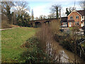 Finham Brook between the Common and Woodville Meadow, Kenilworth