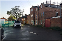 SP3265 : Top of Court Street car park and the rear of Clemens Street, Old Town, Leamington by Robin Stott