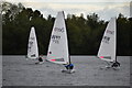 Dinghy sailing on Blashford Lake