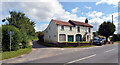 The junction of Cutthroat Lane and Dereham Road (B1135), Yaxham