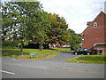 Service road and green space off Manor Road, Londonderry