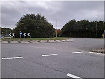 TL4156 : Roundabout on Barton Road, Grantchester by David Howard