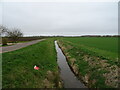 The Catchwater drain near Corner House