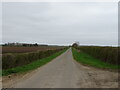 Minor road, Ewerby Fen