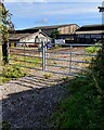 Padlocked gates, High Street, Arlingham