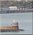 SM9538 : Fishguard - East Breakwater Beacon by Colin Smith