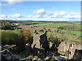 SO5720 : Goodrich Castle from the top of the keep by Chris Allen