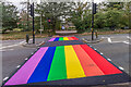 TQ2549 : Rainbow crossing by Ian Capper