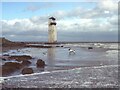 NX9754 : Southerness Lighthouse shore 1986 by Jonathan Wilkins