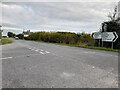 Lower Road at the junction of Larkins Road