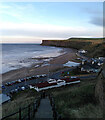 NZ6621 : View from the steps from Marine Parade to the Lower Promenade, Saltburn by habiloid