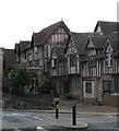 SP2864 : Warwick - Lord Leycester Hospital from across the High Street by Rob Farrow