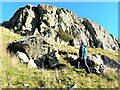 NS2260 : The Quadrocks (Cauld Rocks) Main Crag - Largs by Raibeart MacAoidh