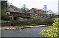 Footbridge over the River Derwent at Milford