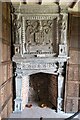 SJ8358 : Fireplace in the Upper Porch Room of Little Moreton Hall by Jeff Buck