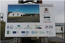 ND3194 : Scapa Flow Museum Site Signboard by Graeme Yuill