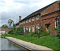 SK2001 : Canal moorings and mill buildings at Fazeley Junction, Staffordshire by Roger  D Kidd