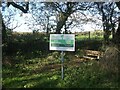 Fly tipping sign by Tyn-y-caeau Lane, Porthcawl