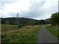 Cycle route (former railway) near Pen-twyn