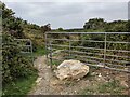 SW5532 : The gateway to Penberthy Croft bike park by David Medcalf