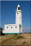 SZ3189 : Hurst Point Lighthouse by Clive Perrin