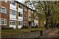 Low-rise apartment buildings in Upper Park Road