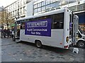 Rapid Coranavirus test bus in Glasgow