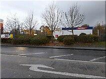 TL2422 : Tesco petrol station on London Road, Stevenage by David Howard