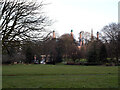 Al-Jamia Suffa-Tul-Islam Grand Mosque seen from Horton Park, Bradford